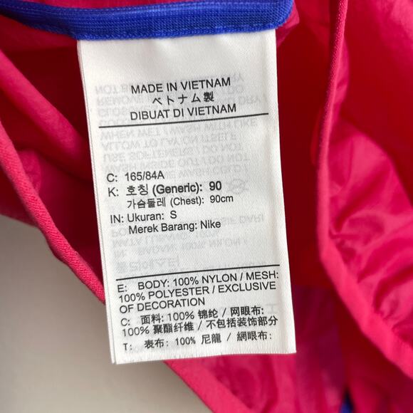 Nike Lab ACG Anorak Pullover Mens Small Hyper Royal Rush Pink Outdoors Pocket - Picture 8 of 9